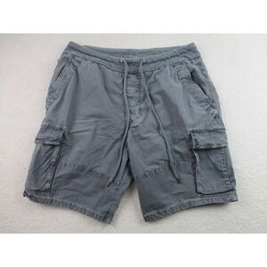James Perse Cargo Shorts Mens Medium 2 Gray Drawstring‎ Elastic Waist MSP54241